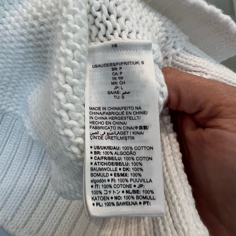 NWT Daily Ritual white sweater - Picture 6 of 8